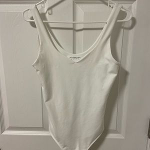 Abercrombie- white body suit